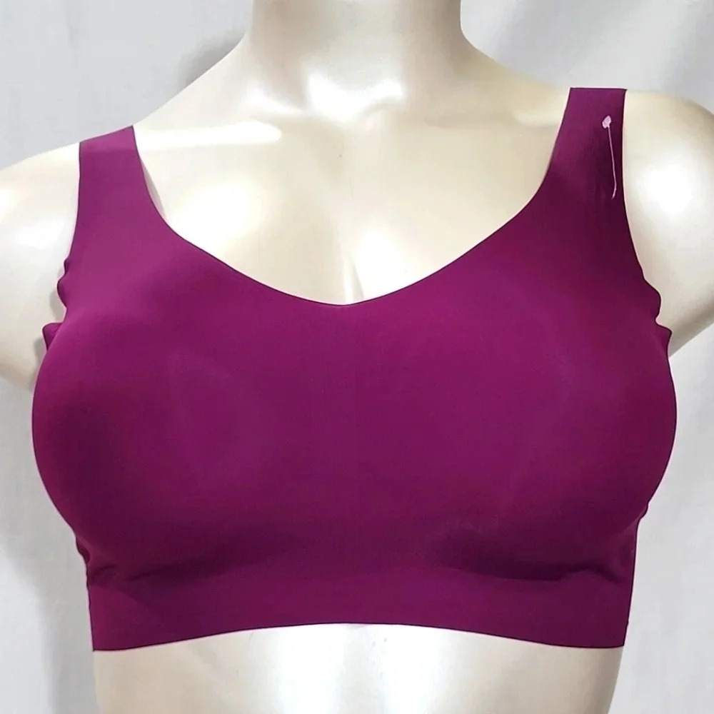 2X Hanes‎ G561 Invisible Embrace Wireless T-Shirt Bra Seamless NWT